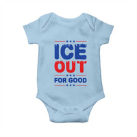 Ice Out For Good Protest Baby Onesie Justice Against Ice Political Resistance