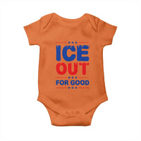 Ice Out For Good Protest Baby Onesie Justice Against Ice Political Resistance