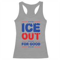 Ice Out For Good Protest Racerback Tank Top Justice Against Ice Political Resistance