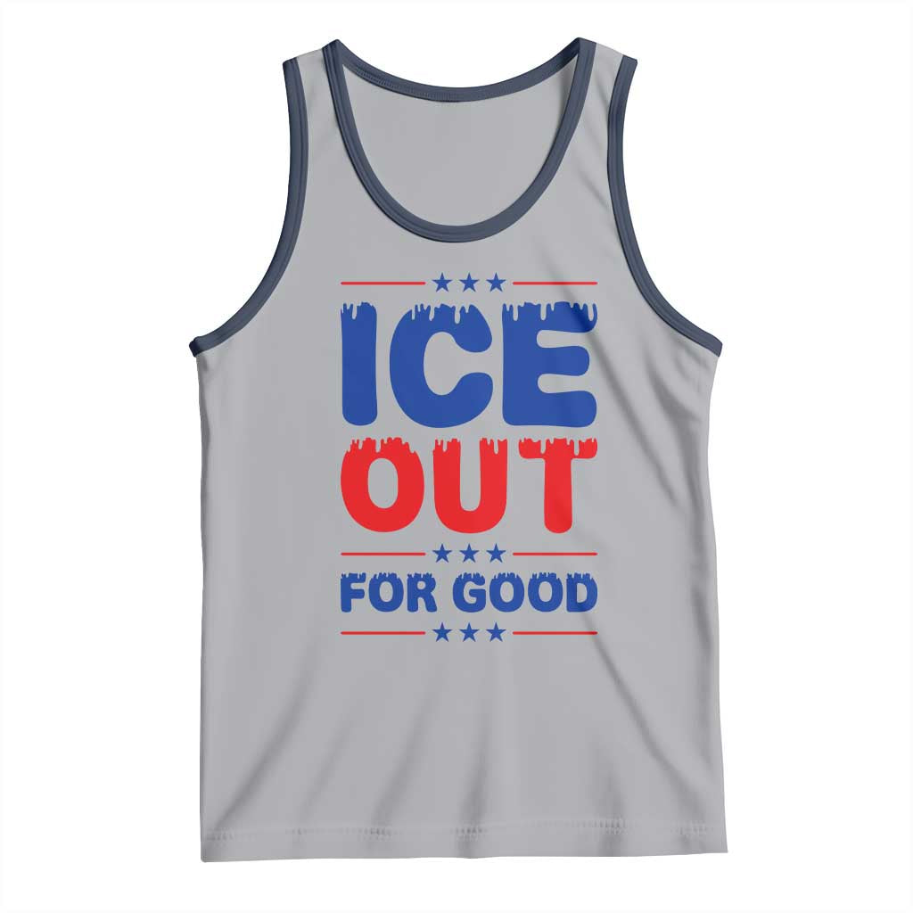 Ice Out For Good Protest Tank Top Justice Against Ice Political Resistance