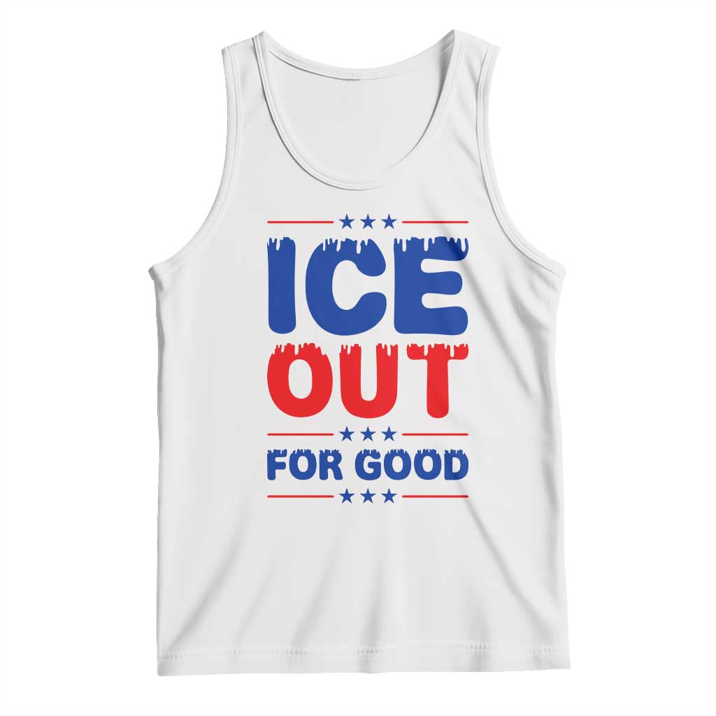 Ice Out For Good Protest Tank Top Justice Against Ice Political Resistance