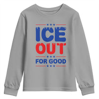 Ice Out For Good Protest Youth Sweatshirt Justice Against Ice Political Resistance