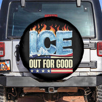 Ice Out For Good Patriotic Protest Spare Tire Cover Patriotic Burn Ice Justice Political Resistance