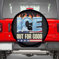 Ice Out For Good Patriotic Protest Spare Tire Cover Patriotic Burn Ice Justice Political Resistance