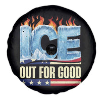Ice Out For Good Patriotic Protest Spare Tire Cover Patriotic Burn Ice Justice Political Resistance