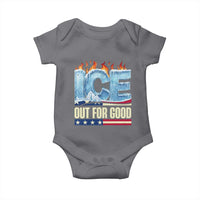 Ice Out For Good Patriotic Protest Baby Onesie Patriotic Burn Ice Justice Political Resistance
