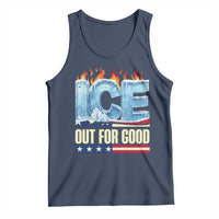 Ice Out For Good Patriotic Protest Tank Top Patriotic Burn Ice Justice Political Resistance
