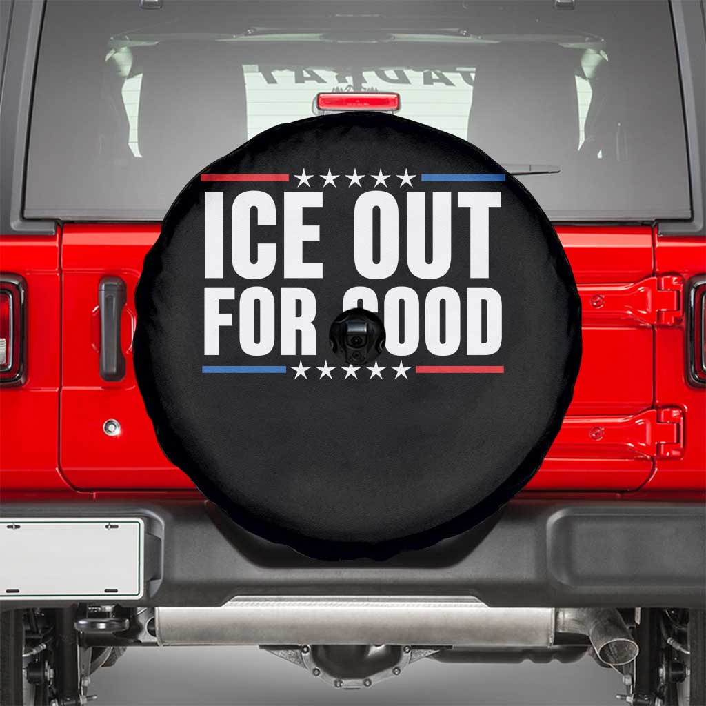 Ice Out For Good Patriotic Protest Spare Tire Cover Justice Political Resistance
