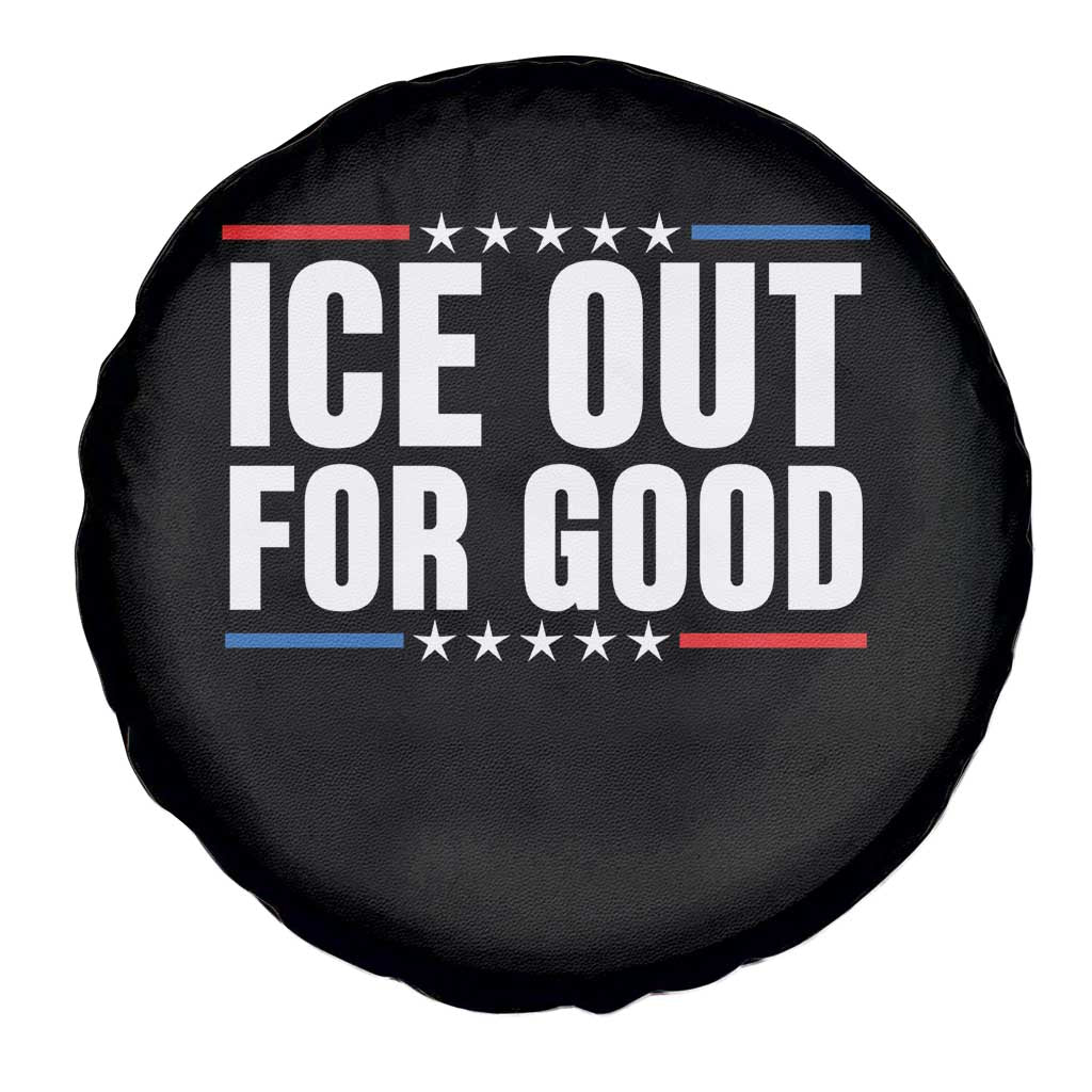 Ice Out For Good Patriotic Protest Spare Tire Cover Justice Political Resistance