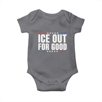 Ice Out For Good Patriotic Protest Baby Onesie Justice Political Resistance