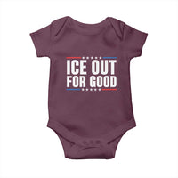 Ice Out For Good Patriotic Protest Baby Onesie Justice Political Resistance