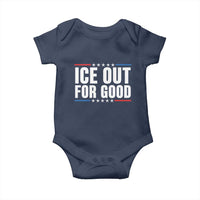 Ice Out For Good Patriotic Protest Baby Onesie Justice Political Resistance
