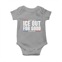 Ice Out For Good Patriotic Protest Baby Onesie Justice Political Resistance