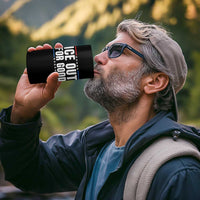 Ice Out For Good Patriotic Protest 4 in 1 Can Cooler Tumbler Justice Political Resistance