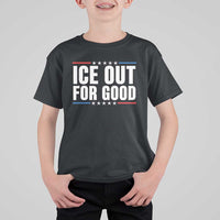 Ice Out For Good Patriotic Protest T Shirt For Kid Justice Political Resistance