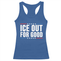 Ice Out For Good Patriotic Protest Racerback Tank Top Justice Political Resistance
