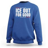 Ice Out For Good Patriotic Protest Sweatshirt Justice Political Resistance