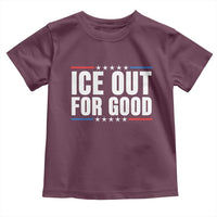 Ice Out For Good Patriotic Protest Toddler T Shirt Justice Political Resistance