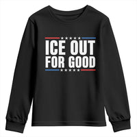 Ice Out For Good Patriotic Protest Youth Sweatshirt Justice Political Resistance