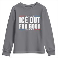 Ice Out For Good Patriotic Protest Youth Sweatshirt Justice Political Resistance