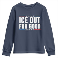 Ice Out For Good Patriotic Protest Youth Sweatshirt Justice Political Resistance