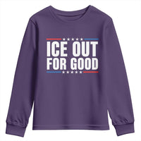 Ice Out For Good Patriotic Protest Youth Sweatshirt Justice Political Resistance