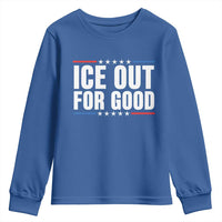 Ice Out For Good Patriotic Protest Youth Sweatshirt Justice Political Resistance