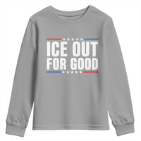 Ice Out For Good Patriotic Protest Youth Sweatshirt Justice Political Resistance