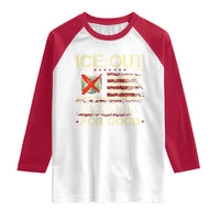 Ice Out For Good We The People Raglan Shirt Justice and Freedom Political Resistance American Flag