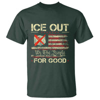 Ice Out For Good We The People T Shirt Justice and Freedom Political Resistance American Flag