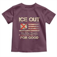 Ice Out For Good We The People Toddler T Shirt Justice and Freedom Political Resistance American Flag