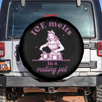 Ice Melts In A Melting Pot Spare Tire Cover Funny Cooking Woman Retro Feminist Political Statement