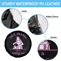 Ice Melts In A Melting Pot Spare Tire Cover Funny Cooking Woman Retro Feminist Political Statement