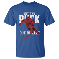 Get The Puck Out of Here T Shirt Sarcastic Ice Hockey Pun Humor