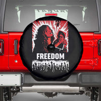 Freedom Iran Women Revolution 2026 Spare Tire Cover Lighting Cigarette with Burning Portrait Graphic