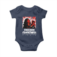 Freedom Iran Women Revolution 2026 Baby Onesie Lighting Cigarette with Burning Portrait Graphic