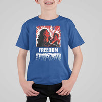 Freedom Iran Women Revolution 2026 T Shirt For Kid Lighting Cigarette with Burning Portrait Graphic