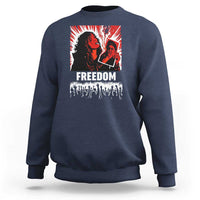 Freedom Iran Women Revolution 2026 Sweatshirt Lighting Cigarette with Burning Portrait Graphic