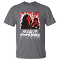 Freedom Iran Women Revolution 2026 T Shirt Lighting Cigarette with Burning Portrait Graphic