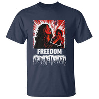 Freedom Iran Women Revolution 2026 T Shirt Lighting Cigarette with Burning Portrait Graphic