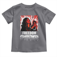 Freedom Iran Women Revolution 2026 Toddler T Shirt Lighting Cigarette with Burning Portrait Graphic