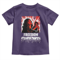 Freedom Iran Women Revolution 2026 Toddler T Shirt Lighting Cigarette with Burning Portrait Graphic