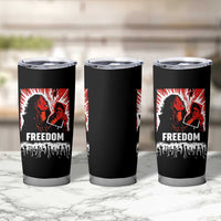 Freedom Iran Women Revolution 2026 Tumbler Cup Lighting Cigarette with Burning Portrait Graphic
