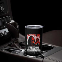 Freedom Iran Women Revolution 2026 Tumbler Cup Lighting Cigarette with Burning Portrait Graphic