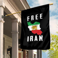 Free Iran Revolution 2026 Garden Flag Sun and Lion Flag Iranian Freedom Justice