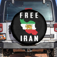 Free Iran Revolution 2026 Spare Tire Cover Sun and Lion Flag Iranian Freedom Justice