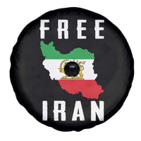 Free Iran Revolution 2026 Spare Tire Cover Sun and Lion Flag Iranian Freedom Justice