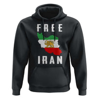 Free Iran Revolution 2026 Hoodie Sun and Lion Flag Iranian Freedom Justice