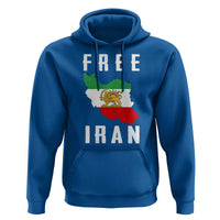 Free Iran Revolution 2026 Hoodie Sun and Lion Flag Iranian Freedom Justice