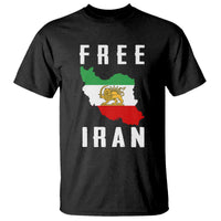 Free Iran Revolution 2026 T Shirt Sun and Lion Flag Iranian Freedom Justice